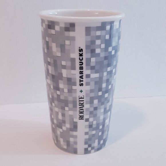 Rare Starbucks Rodarte Pixelated Ceramic Tumbler - Picture 2 of 7